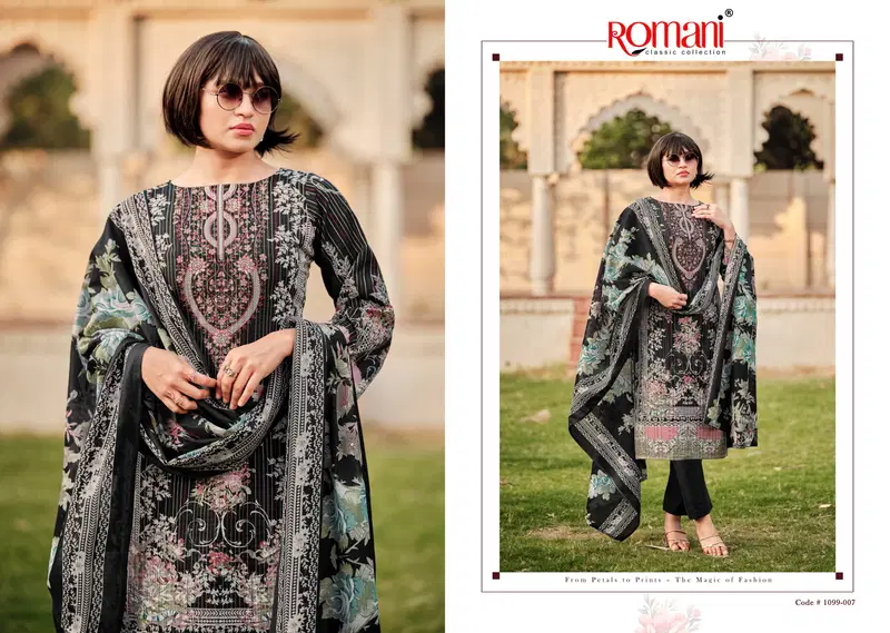 Romani Saniya Soft Cotton Digital Printed Dress Material